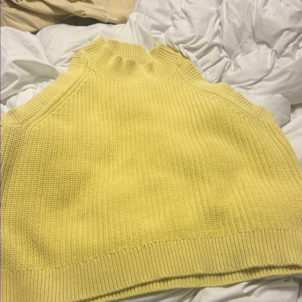 Sunny Yellow Cowl Neck Sweater